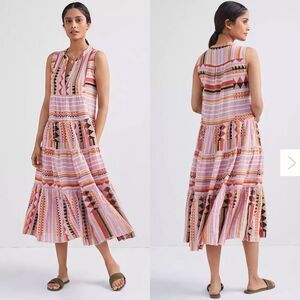 The devotion twins anahita embroidered maxi dress women’s size S